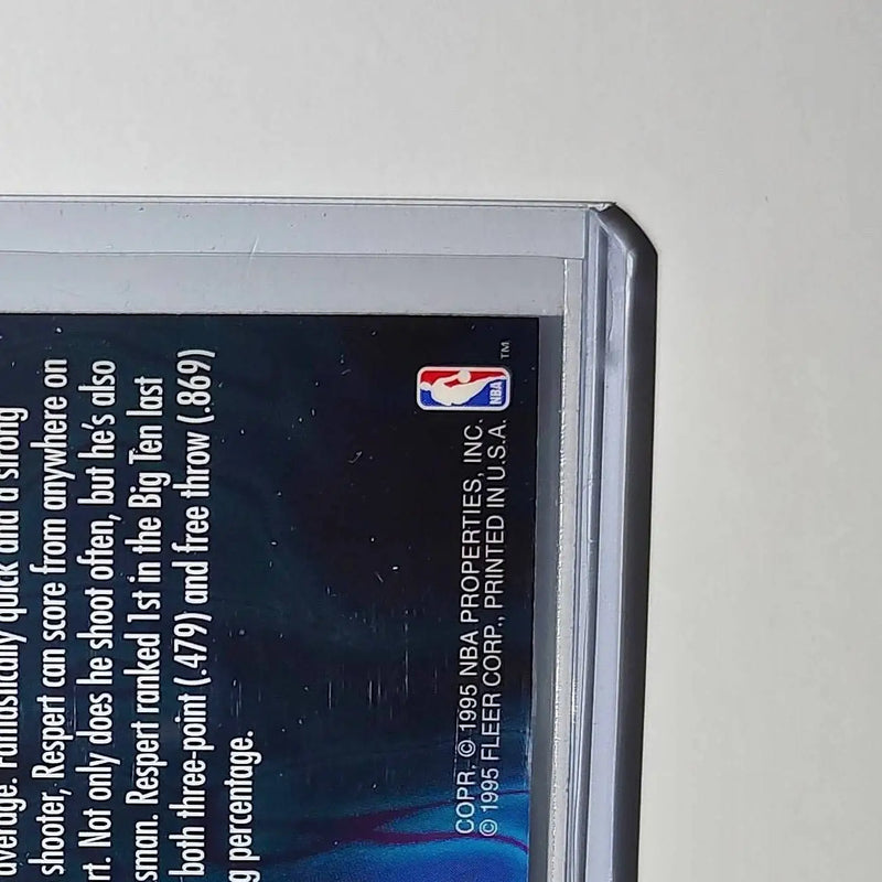 Shawn Respert Rookie 1995-96 Flair NBA #R-7 Class of ’95 - Basketball Card Single