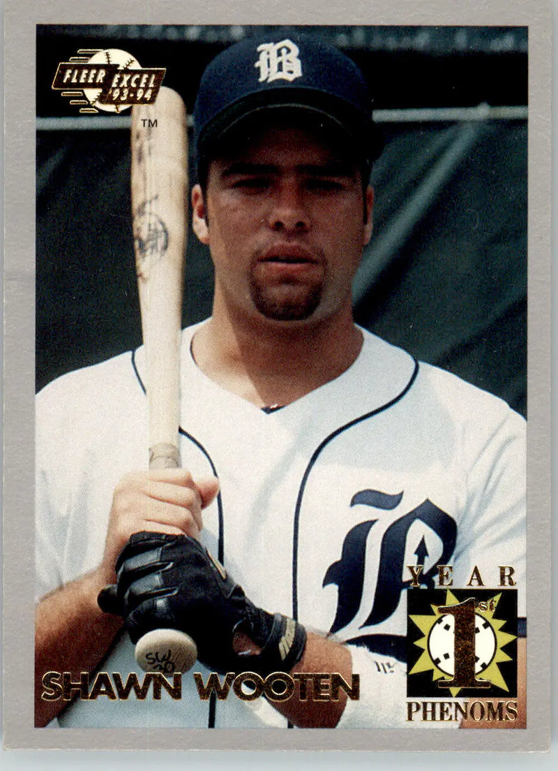 Shawn Wooten - 1993-94 Fleer Excel - #9 - First Year Phenoms Baseball - Baseball Card Single