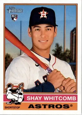 Shay Whitcomb - 2025 Topps Heritage - #362 - RC Baseball - Baseball Card Single