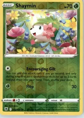 Shaymin - SWSH10: Astral Radiance - Reverse Holo LP - #014/189 - Pokémon Card Single