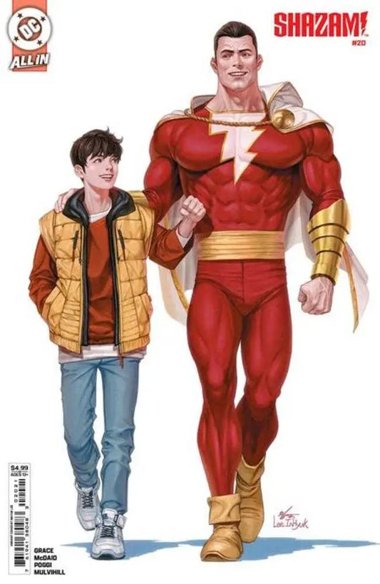 Shazam comic book cover B Inhyuk Lee Card Stock Variant featuring Super Son artwork