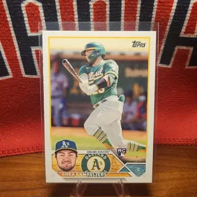SHEA LANGELIERS 2023 Topps Series 1 #127 A’S ATHLETICS - Baseball Card Single