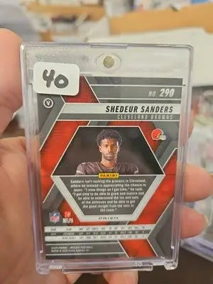 SHEDEUR SANDERS Browns Rookie Card RC 2025 Mosaic Rookie Image Variation #290
