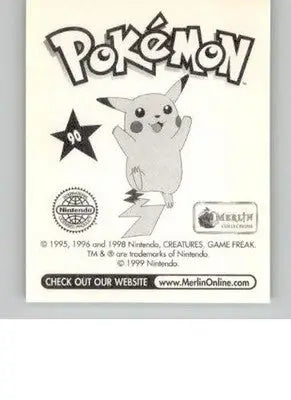 Shellder - 1999 Merlin Pokemon Stickers - #90 - Non_sport - Non-Sports Card Single