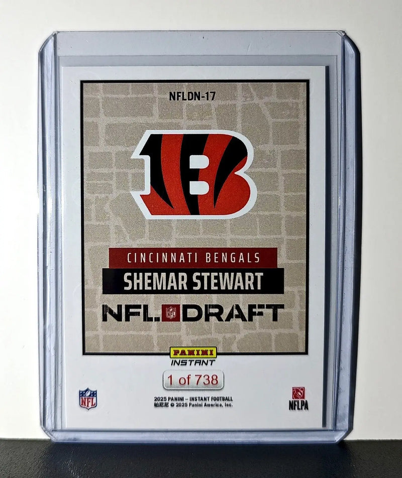 Shemar Stewart Rookie 2025 NFL Draft #17 Card Cincinnati Bengals 1 of 738 - Football Card Single
