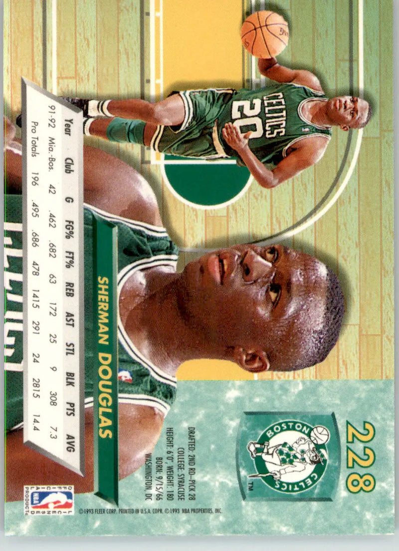 Sherman Douglas - 1992-93 Ultra - #228 - Basketball - Basketball Card Single