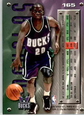 Sherman Douglas - 1995-96 Metal - #165 - Basketball - Basketball Card Single