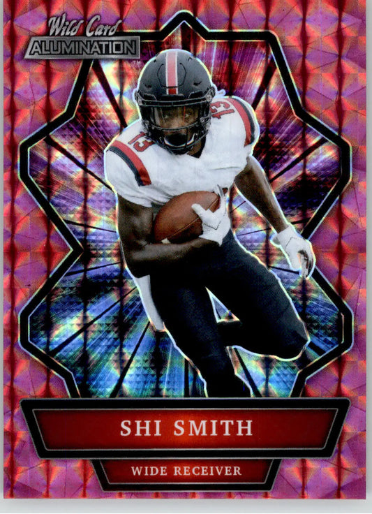 Shi Smith - 2021 Wild Card Alumination - #ABC-47 - Pink Football - Football Card Single