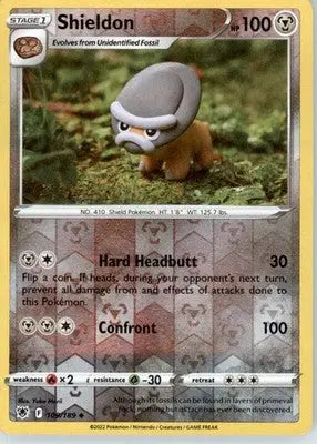 Shieldon - SWSH10: Astral Radiance - Reverse Holo LP - #109/189 - Pokémon Card Single
