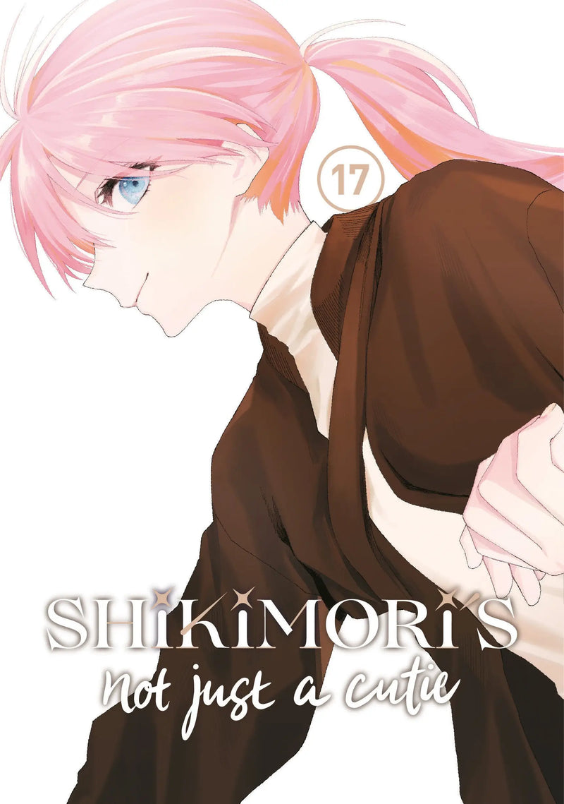 Anime-style character with pink hair in brown jacket from Shikimori’s Not Just a Cutie GN Vol 17 trading cards
