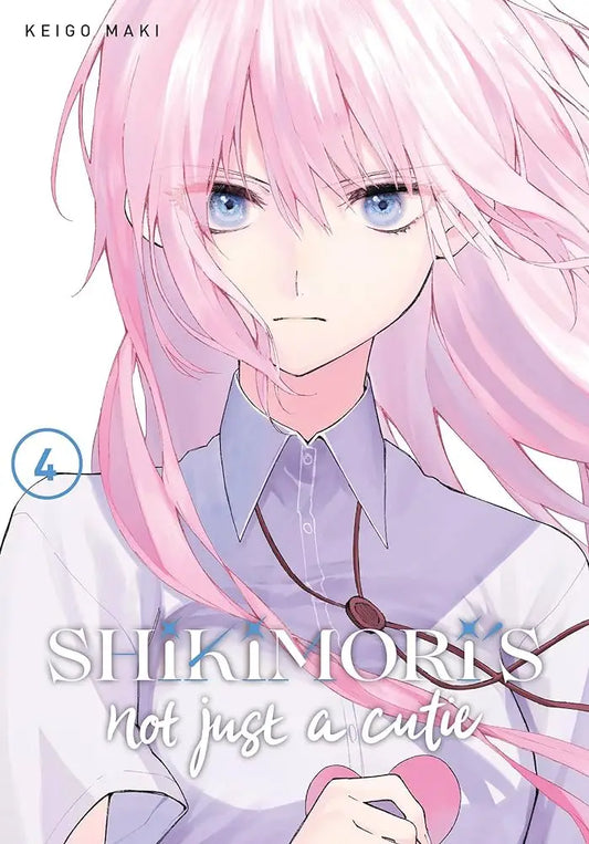 Manga cover of Shikimori’s Not Just A Cutie featuring a high school character with pink hair