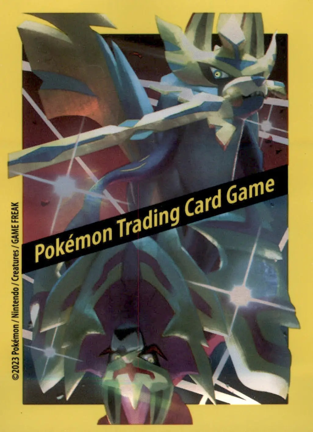 Shiny Zacian & Zamazenta Pokemon TCG Deck Single Sleeve Nintendo - Pokémon Card Single