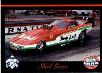 Shirl Greer - 1989 Checkered Flag IHRA - #45 - Racing - Racing Card Single