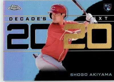 Shogo Akiyama - 2020 Topps Chrome Update - #DNC-23 - Decade’s Next Baseball - Baseball Card Single