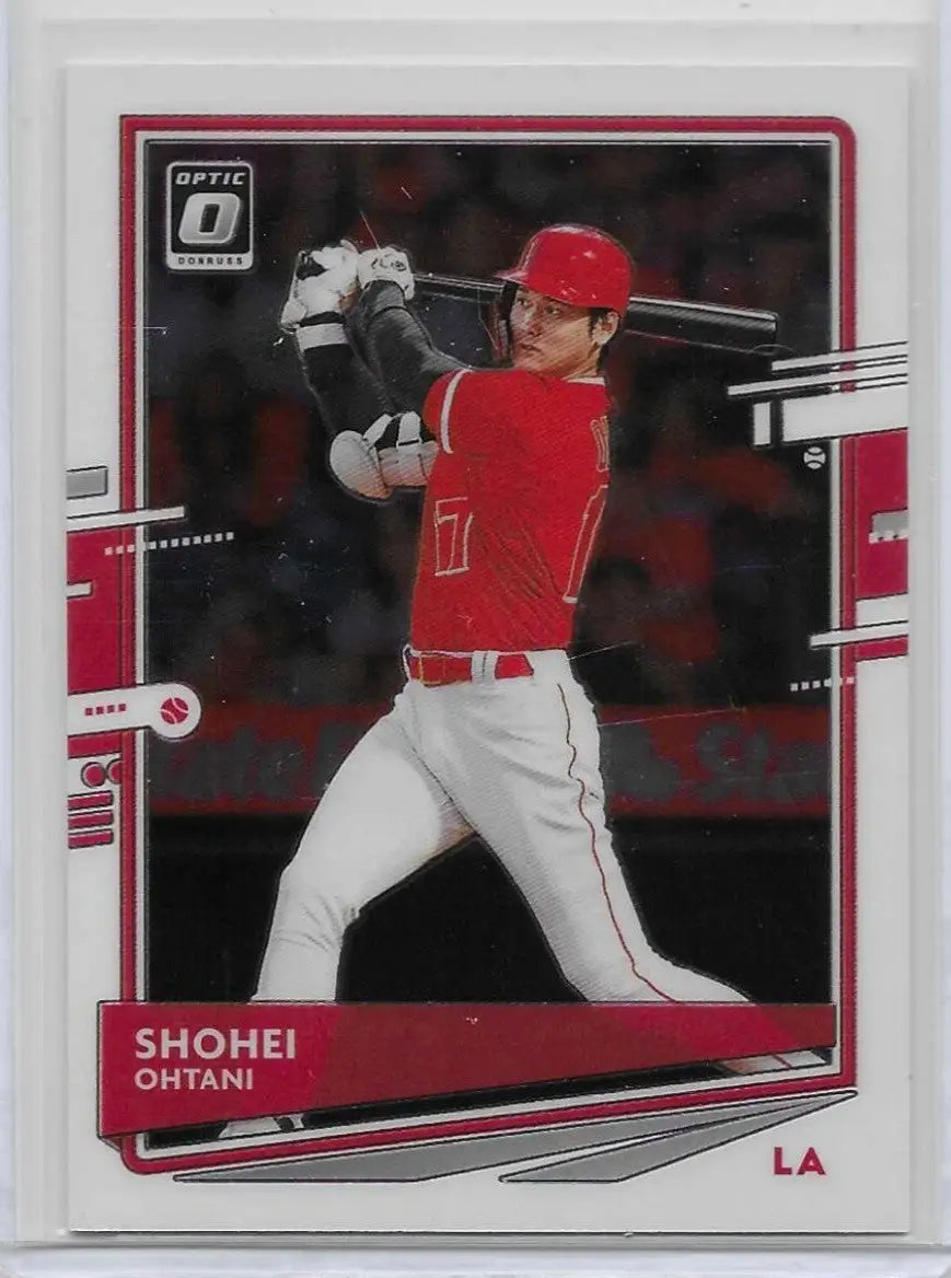 Shohei Ohtani 2020 Panini Donruss Optic #118 Baseball Card (1148) - Baseball Card Single
