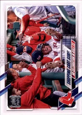 Shopping Cart Surf! (Michael Chavis) 2021 Topps #436 Boston Red Sox - Baseball Card Single