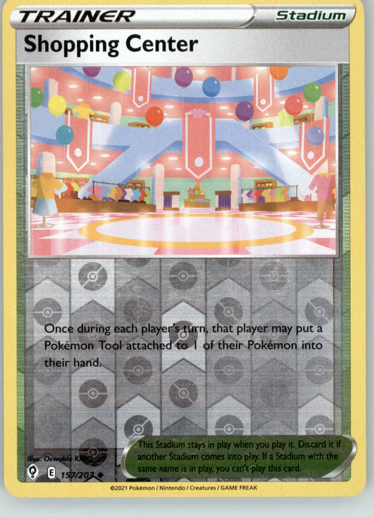Shopping Center - Evolving Skies - 157/203 - Reverse Holo LP Pokemon - Pokémon Card Single