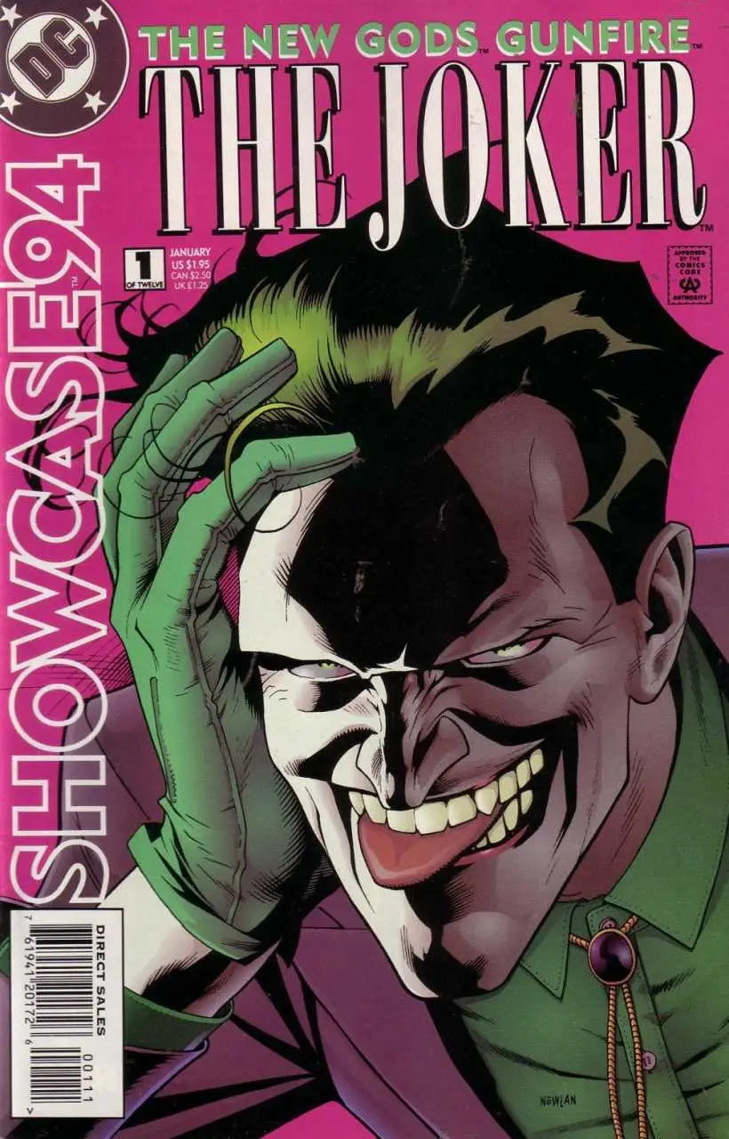 Joker comic book from Showcase 94 #1 1994, perfect for trading cards collectors