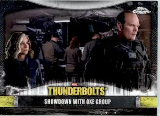 Showdown with OXE Group 2025 Topps Chrome Marvel #T-18 Thunderbolts - Marvel Card Single