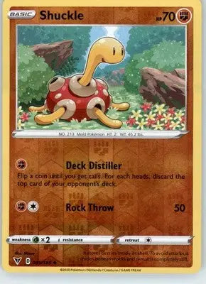 Shuckle - SWSH04: Vivid Voltage - 085/185 - Reverse Holo LP - Pokémon Card Single