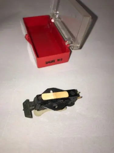 Phono cartridge with protective case for Shure W-9 Record Player part and accessories