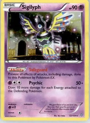 Sigilyph - Cosmos Holo - Blister Exclusives - 052/124 - Holo NM - Pokémon Card Single