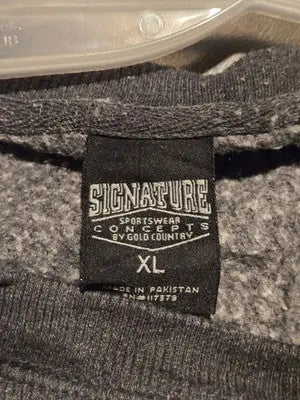 Signature Crewneck Sweatshirt Mens XL Balsam Minnesota Fleece Gray Washed Cozy - Apparel
