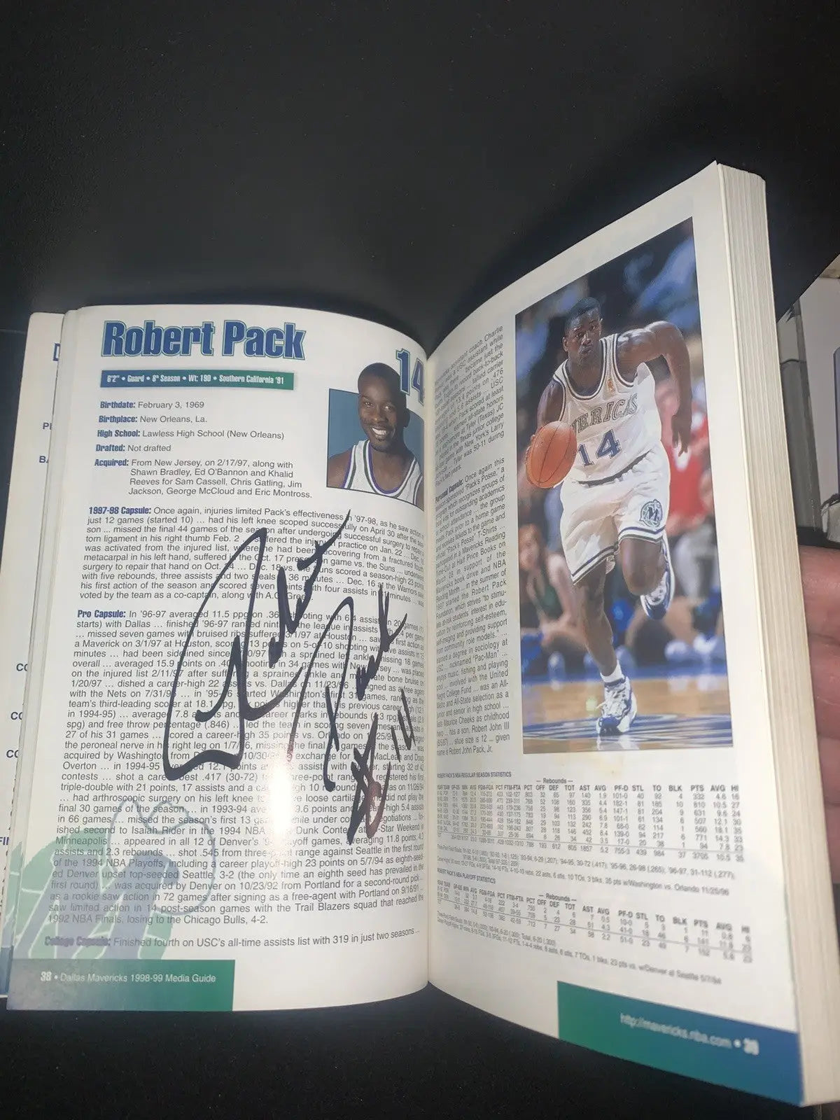 Autographed Dallas Mavericks Media Guide featuring Dirk Nowitzki and Steve Nash