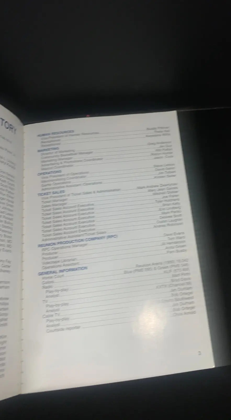 Open book page of Dallas Mavericks media guide featuring Dirk Nowitzki and Steve Nash