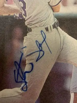 Signed Aug 23 1982 Steve Sax & Reggie Jackson DUAL Auto JSA Sporting News Cover - Sports Memorabilia