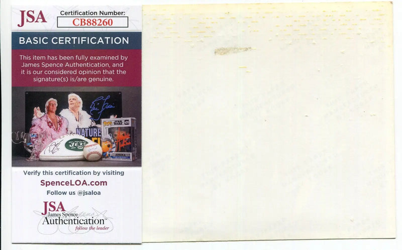 Signed Feb 1979 Ernie Banks Vintage 5x7 Photo AASA Dinner JSA Auto - Sports Memorabilia