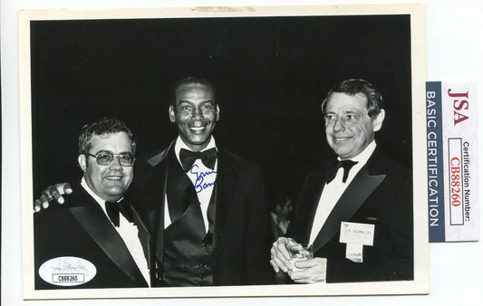 Signed Feb 1979 Ernie Banks Vintage 5x7 Photo AASA Dinner JSA Auto - Sports Memorabilia