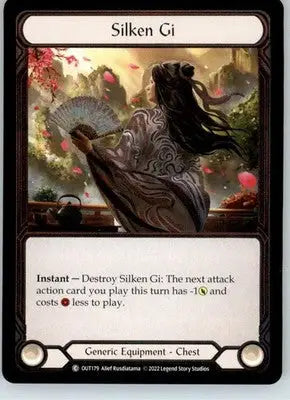Silken Gi - Outsiders - OUT179 - Cold Foil NM - TCG Card Single