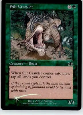 Silt Crawler - Prophecy - 123 - Foil MP Magic: The Gathering - Magic Card Single