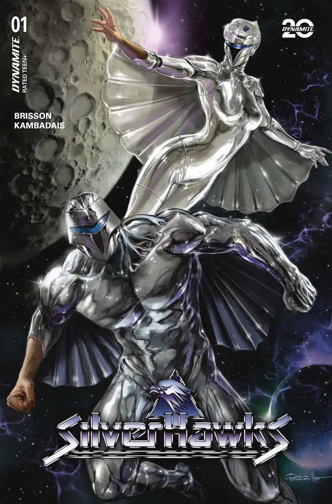 Silverhawks comic book cover featuring Monstar and Commander Stargazer in Silverhawks #1 Cover A Parrillo
