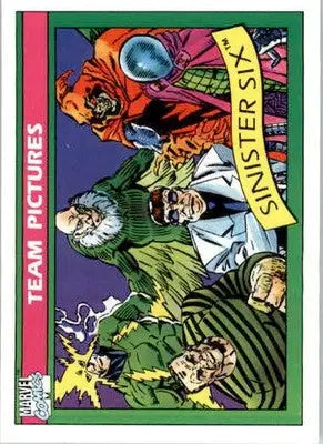 Sinister Six - Marvel 1990 Universe - 146 - Base NM - Marvel Card Single