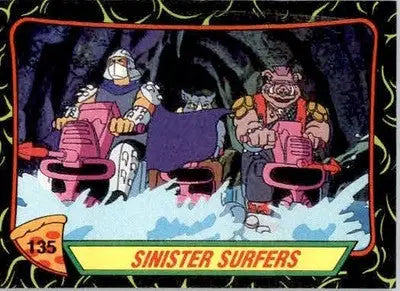 Sinister Surfers - 1989 Topps Teenage Mutant Ninja Turtles - #135 - Non_sport - Non-Sports Card Single