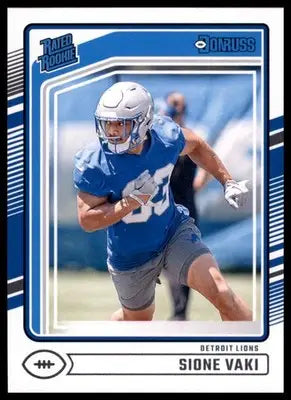 Sione Vaki Rookie 2024 Donruss #332 Detroit Lions
