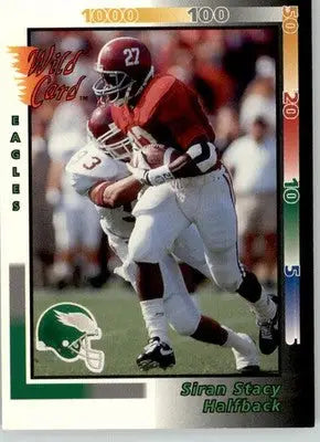 Siran Stacy - 1992 Wild Card - #223 - RC Football - Football Card Single