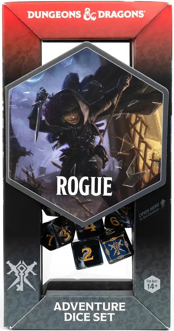 Sirius Dice: D&D Adventure Dice Set - Rogue - Gaming Supplies - Dice