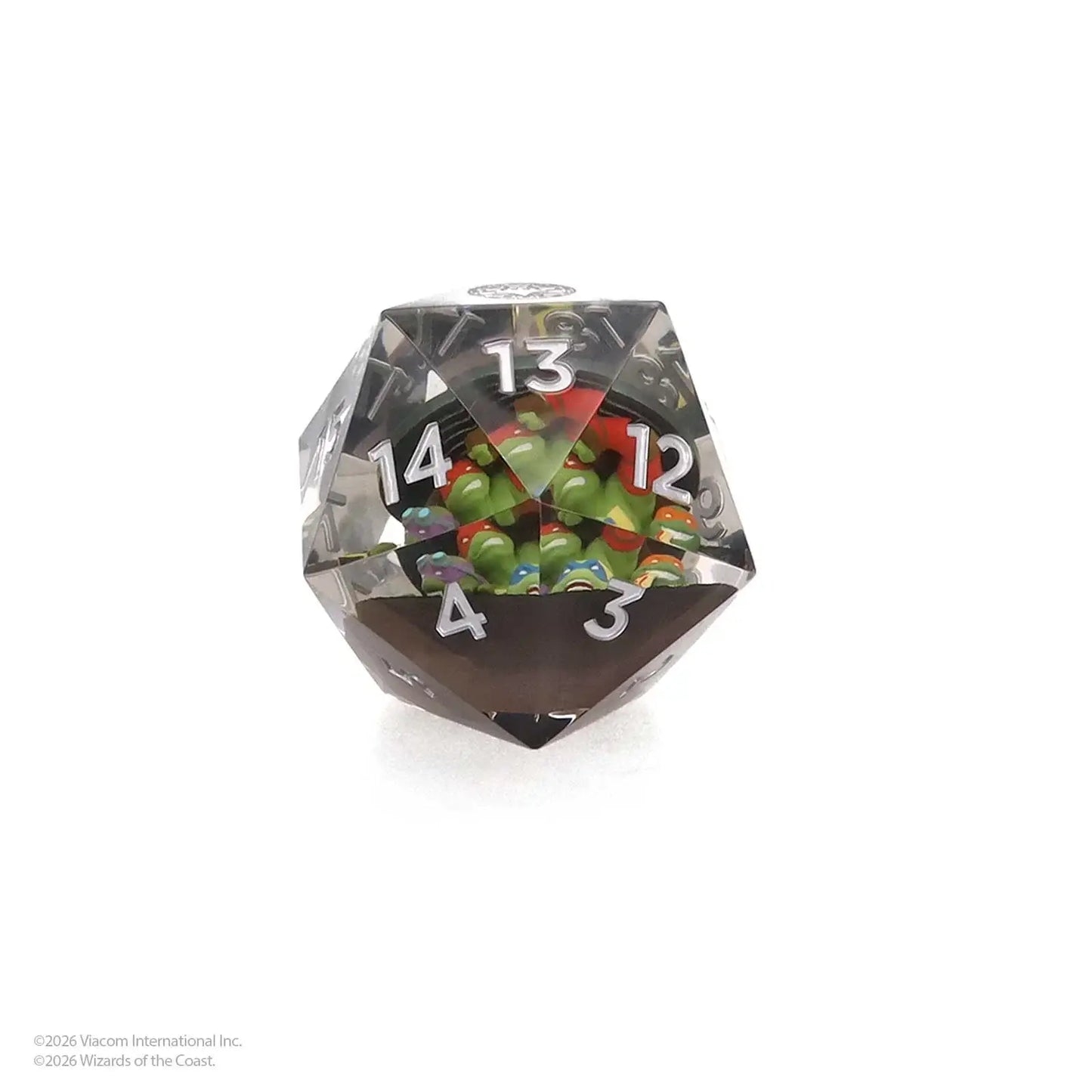 Sirius Dice MTG Teenage Mutant Ninja Turtles 55mm D20 Spindown - Gaming Supplies - Dice