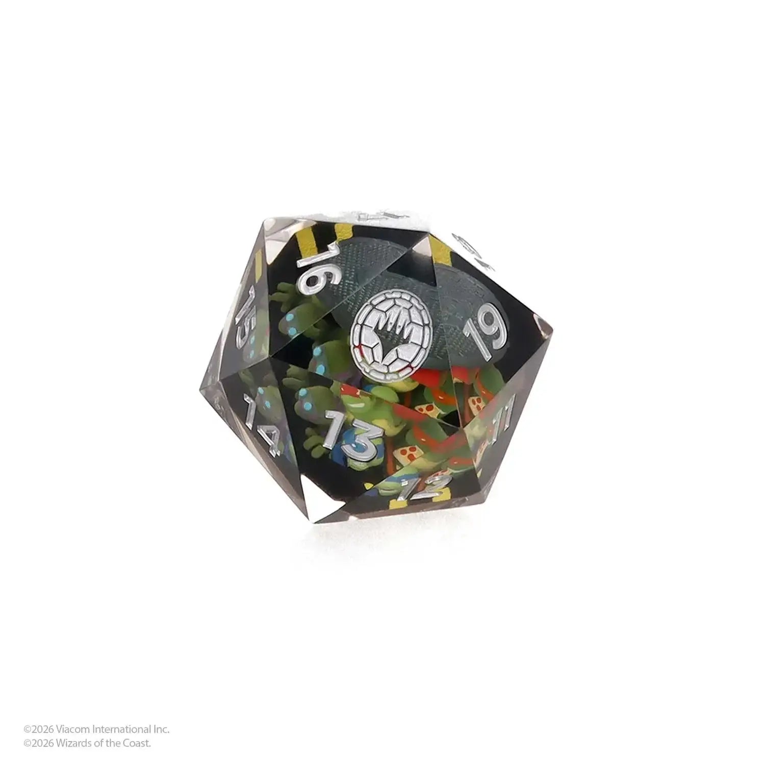 Sirius Dice MTG Teenage Mutant Ninja Turtles 55mm D20 Spindown - Gaming Supplies - Dice