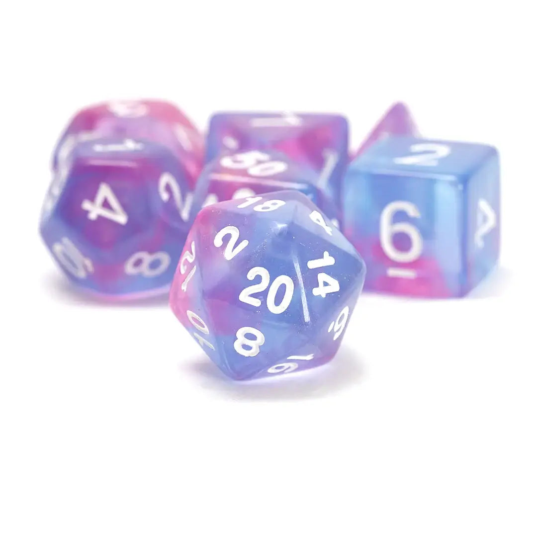 Sirius Dice - Unearthed Treasure: Opal 7-Piece Polyhedral RPG Dice Set - Other