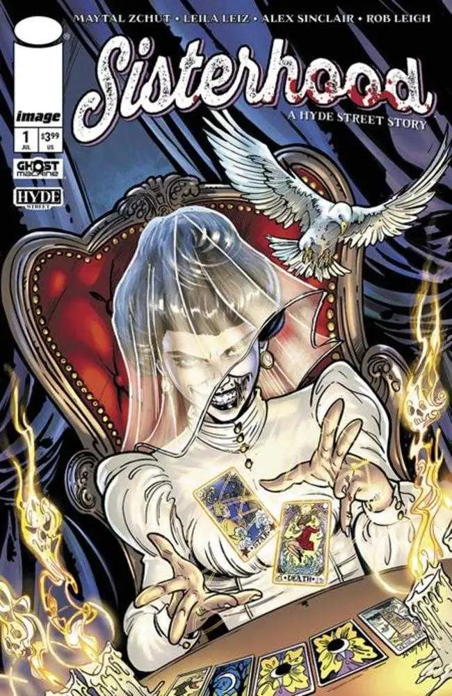 Comic book cover for Sisterhood A Hyde Street Story by Leila Leiz & Alex Sinclair