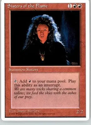 Sisters of the Flame - Fourth Edition ALTERNATE - NM Magic: The Gathering - Magic Card Single