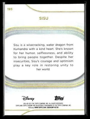 🌟 Sisu, 2025 Topps Chrome Disney #193 🌟