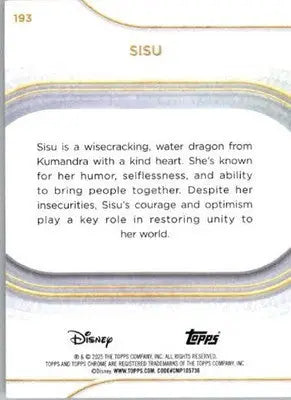 Sisu - 2025 Topps Chrome Disney - #193 - Non-Sports Card Single