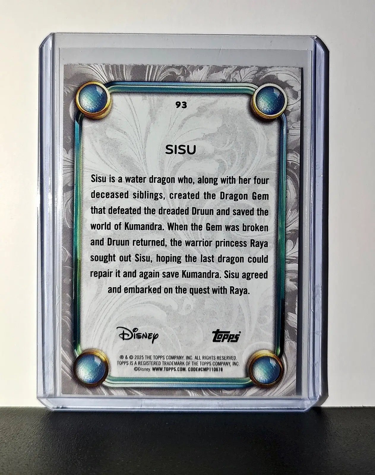 Sisu 2025 Topps Disney Wonder #93 Card Raya and the Last Dragon
