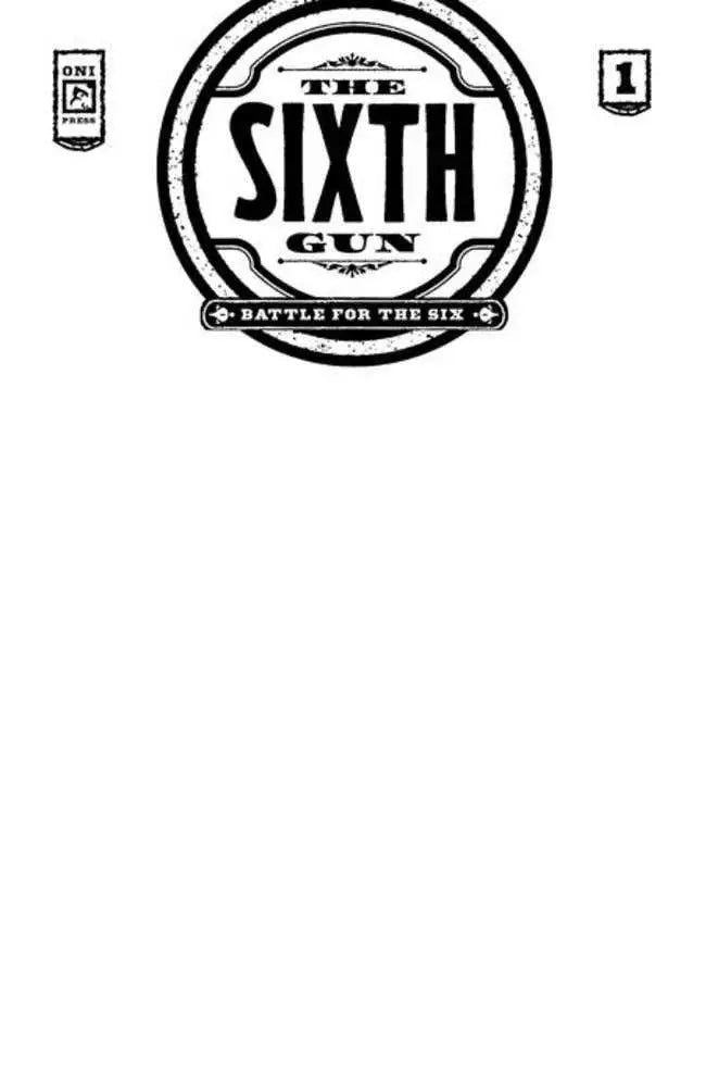 Sixth Gun Battle For The Six #1 (Of 3) Cover C Blank Sketch Variant - Comic Book