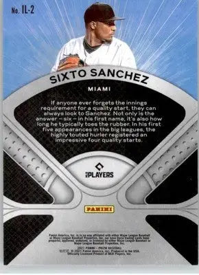 Sixto Sanchez - 2021 Panini Prizm - #IL-2 - Illumination Baseball - Baseball Card Single